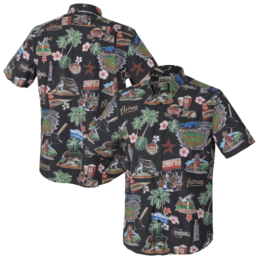  Houston Astros Reyn Spooner Scenic Tri-Blend Button-Down Shirt - Black